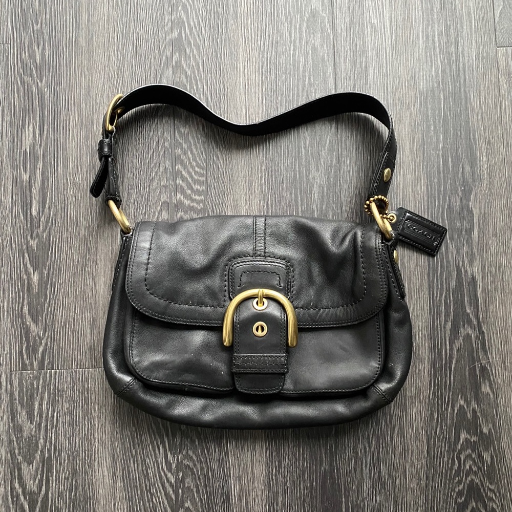 Coach Black Shoulder Purse